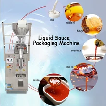 220v/110v 400w Automatic Liquid Sauce Packaging Machine Seasoning Sealing Machine Liquid Packing Filling Machine YT-206
