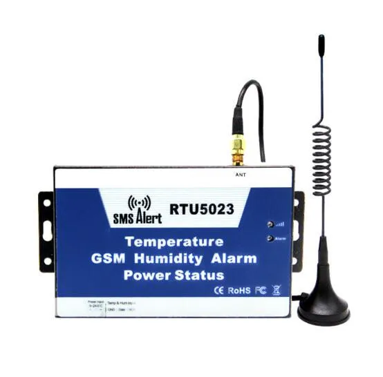 GSM SMS Temperature Humidity Alarm Power Status Alarm System