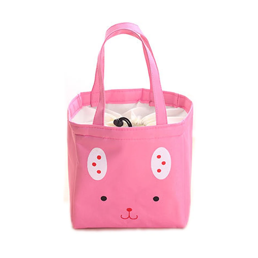 Large Cartoon Cute Kids Lunch Box Bags Thermal Lunchbox Cool Lunch Bag