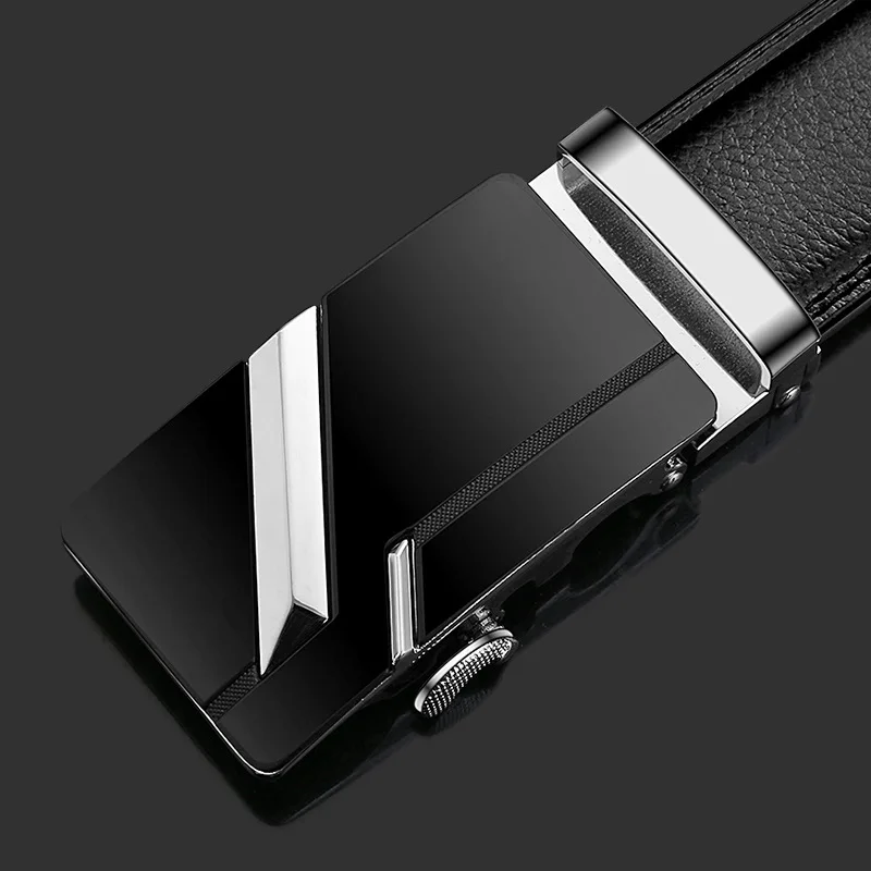 Fashion Brand Cowskin belt Genuine leather men alloy Luxury jaguar belt business 3.5cm belts for men - Цвет: C209