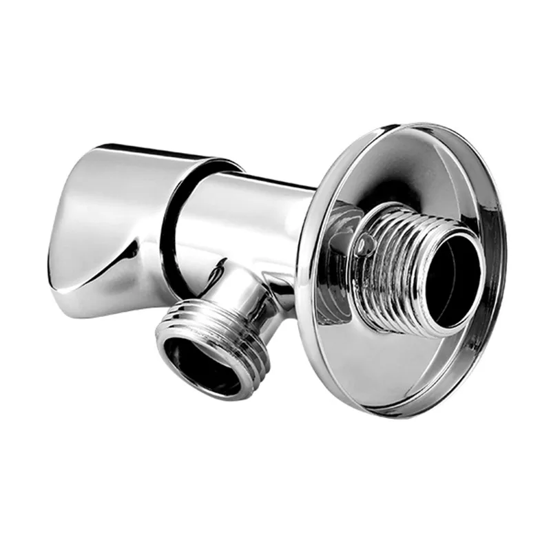 Kcasa Латунь переключатель воды нокаут ловушка Chrome двухстороннее соединения угол клапан кухня ванна воды переключателем аксессуары