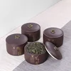 Gilt Black Tea Container Kitchen Tableware Porcelain Tea Caddy Storage Bottles Candy Coffee Jars Retro Cans Botes Para Alimentos ► Photo 1/6