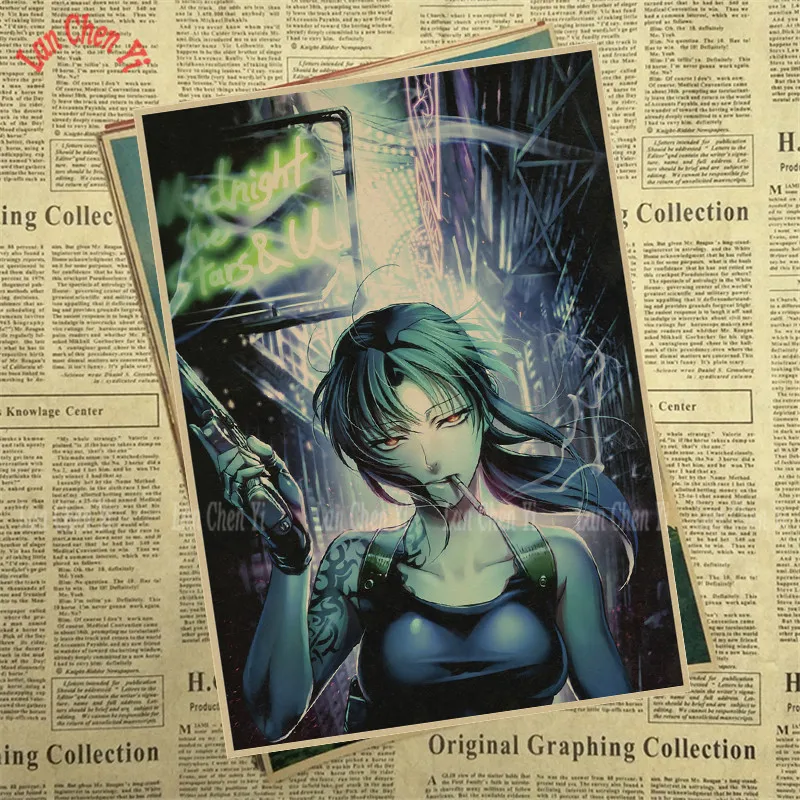 Black Lagoon Manga Anime Giant Wall Art Print Poster Picture