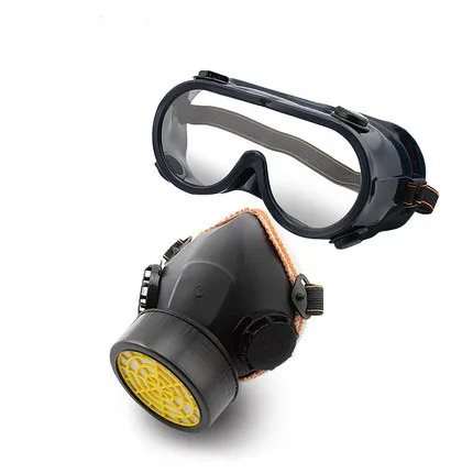激安 ガスダストマスクでゴーグル緊急サバイバルフィルター安全呼吸器マスクアンチペイント溶射レスピレーター農薬