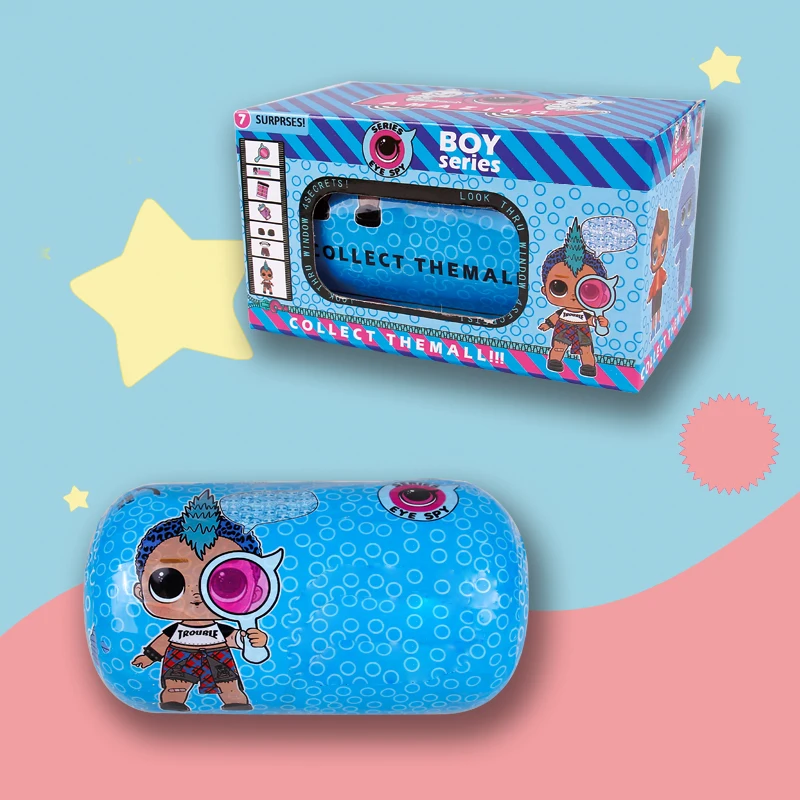 

New pattern LoL capsule Doll Unpacking Boy Dolls Baby Tear Open Color Change Egg LoL Dolls Action Figure Toys Boy Kids Gift