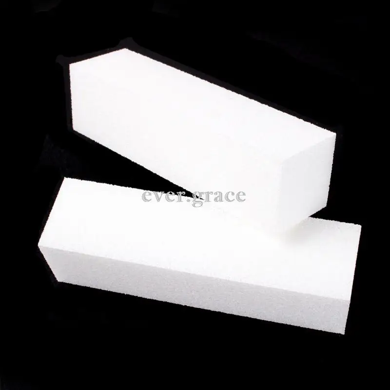 

Free Shipping 4 Pcs/Lot Nail Art Buffing File Block Pedicure Manicure Buffer Sanding Polish White Nail File Nail Art Tips