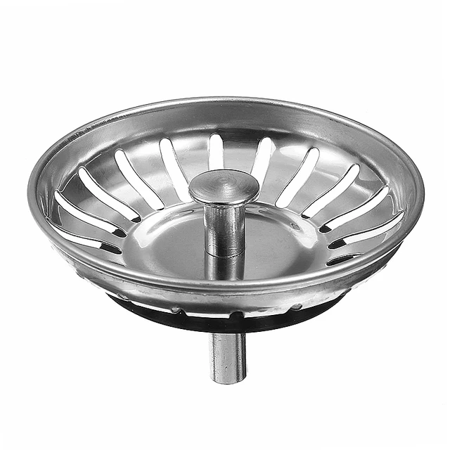 high quality 1pc 304 stainless steel kitchen sink strainer stopper waste plug sink filter bathroom basin - Kitchen Sink Strainer high quality 1pc 304 stainless steel kitchen sink strainer stopper waste plug sink filter bathroom basin - Kitchen Sink Strainer