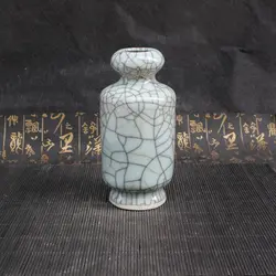 Китайский Старый Фарфор лежать Вэнь Глазурь Фарфоровая ваза