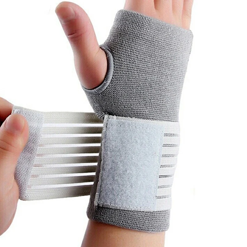 

1 Pc Professional Elastic Sports Safety Carpal Tunnel Tennis Wrist Bandage Brace Support