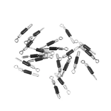 20 шт. номер 10 рыболовный крючок из нержавеющей стали Rolling поворотный линейный разъем