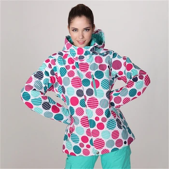 

2018 Women Ski Jacket Windproof Waterproof Snowboard Jacket Skiing Clothing Outdoor Sport Wear Thermal Female Jacket