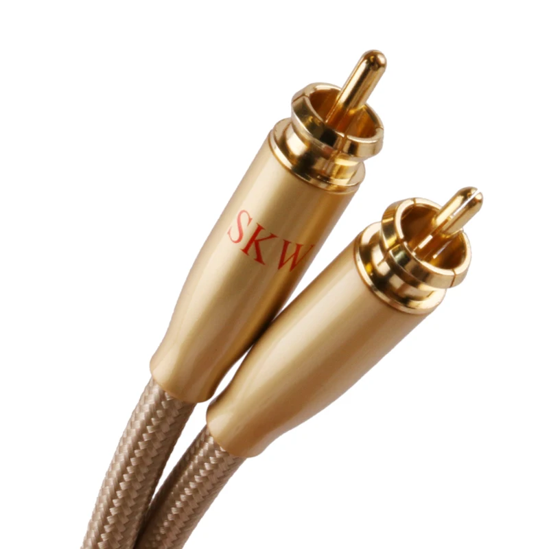 

SKW enthusiast Digital coaxial 1rca jack audio cables male to male 1rca audio cable for subwoofer TV DVD Car amplifier CD Tube