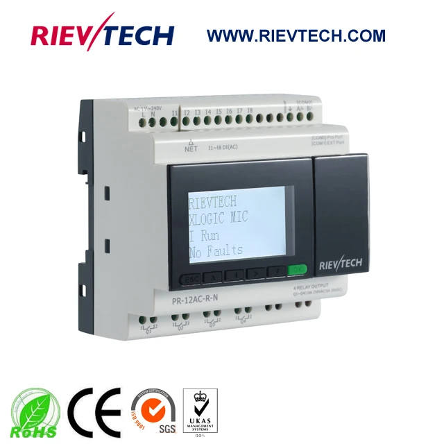 

New Ethernet PLC,ideal solution for remote control&monitoring&alarming applications,Built-in Ethernet capability PR-12AC-R-N