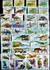 Timbres de dinosaures préhistoriques, tous différents de nombreux pays, pas de répétition non utilisé, timbres-poste de collecte, 50 pièces/lot ► Photo 1/2