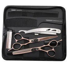 Hairdresser special hairdressing scissors set 440Cstainless steel hairdressing scissors cutting scissors thinning scissors 6inch Hairdresser special hairdressing scissors set 440Cstainless steel hairdressing scissors cutting scissors thinning scissors 6inch