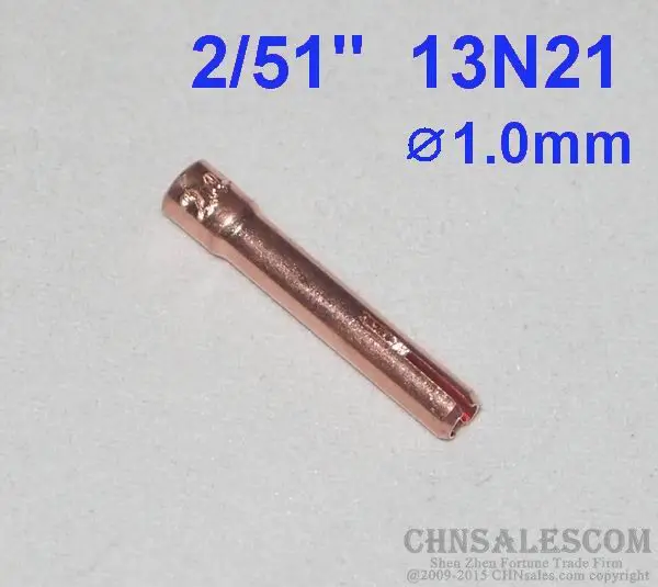 CHNsalescom 10 шт 13N21 цанги для сварки ВИГ WP-9 WP-20 WP-25 1,0 мм 2/51"
