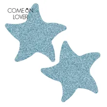 Comeonlover соска крышка звезда наклейки на соски красная грудь секс лепестки серебряные Boob женские накладки для нижнего белья лента