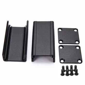 

New Black Extruded Aluminum Electronic Project Box 50x25x25mm DIY Power Supply Units Enclosure Case