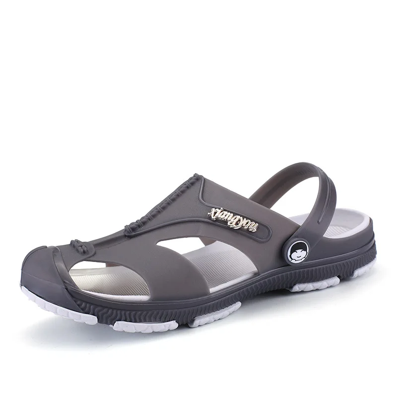 ZYYZYM Men Summer Sandals Non-slip Ventilation Fashion Trend Casual Beach Men Injection Shoes