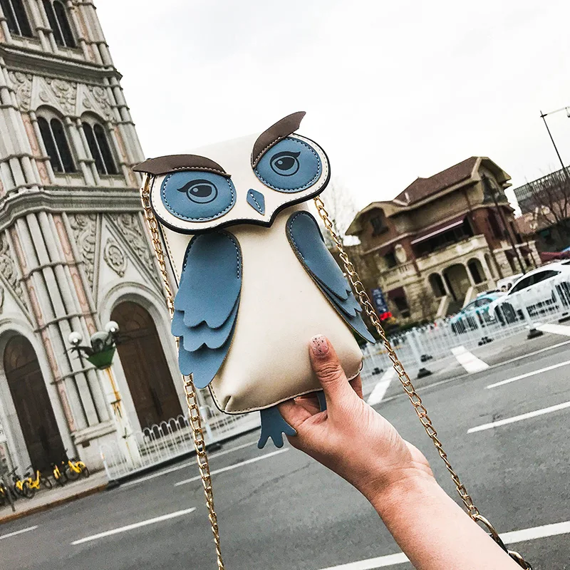 Summer Phone Bag Mini Messenger Bag Purse Wallet Women Cute Owl Shoulder Bags Phone Chain Crossbody Designer Handbags