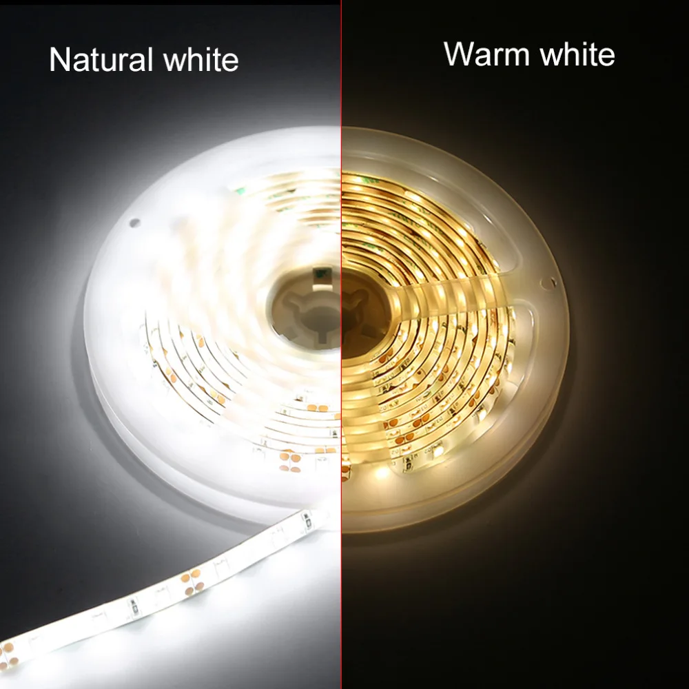 

LED Hand Wave Sensor Strip LED Dimmable Cabinet Lighting Kit Flexible LED Light Decor Lamp For Festivals 3M 1.5A hot sales