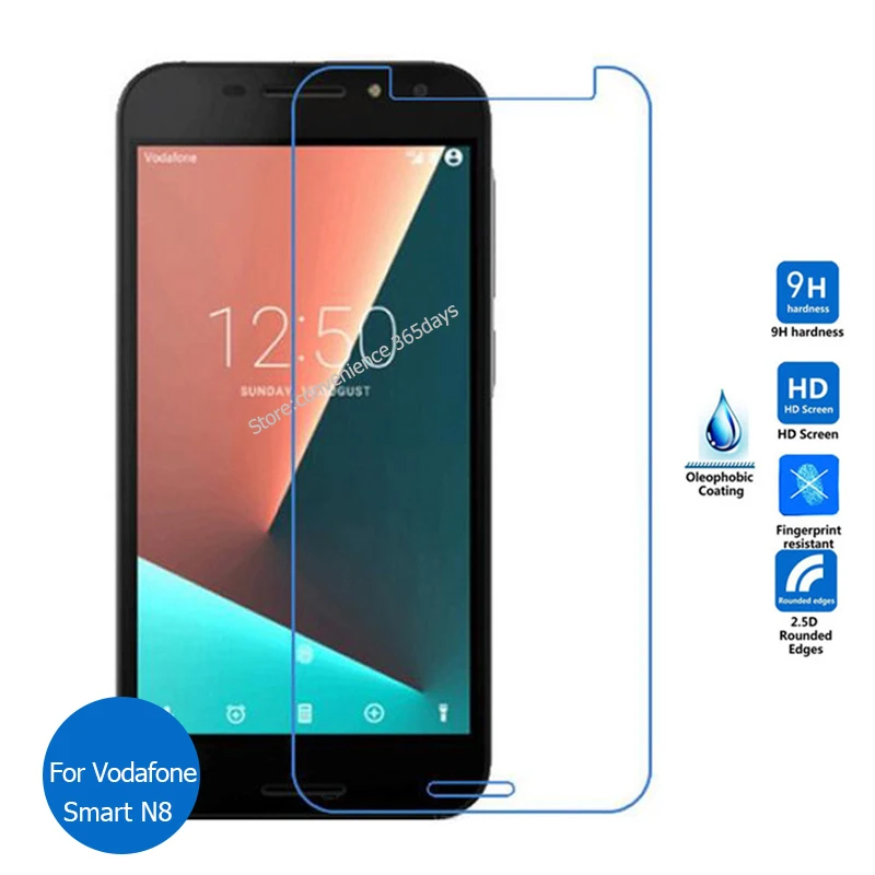 

For VodaFone Smart N8 Tempered Glass Screen Protector 2.5 9h Safety Protective Film on Voda Fone N 8 VFD-610 VFD 610