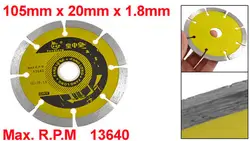 Плитка камень Резка колеса 105 мм x 20 мм x 1.8 мм Алмазный диск Режущие диски
