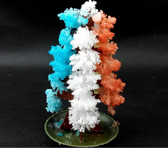 

iWish 2019 50PCS 10x6cm DIY Visual Multicolor Magic Growing Paper Tree Magical Grow Christmas Trees Japan Science Kids Gift Toys
