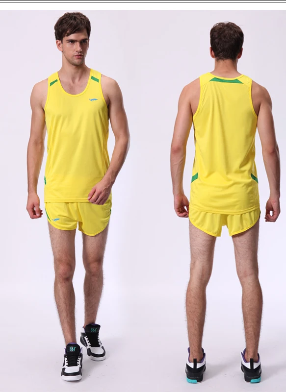 men tracksuits men Fast Speed Track and Field games sets adult sports