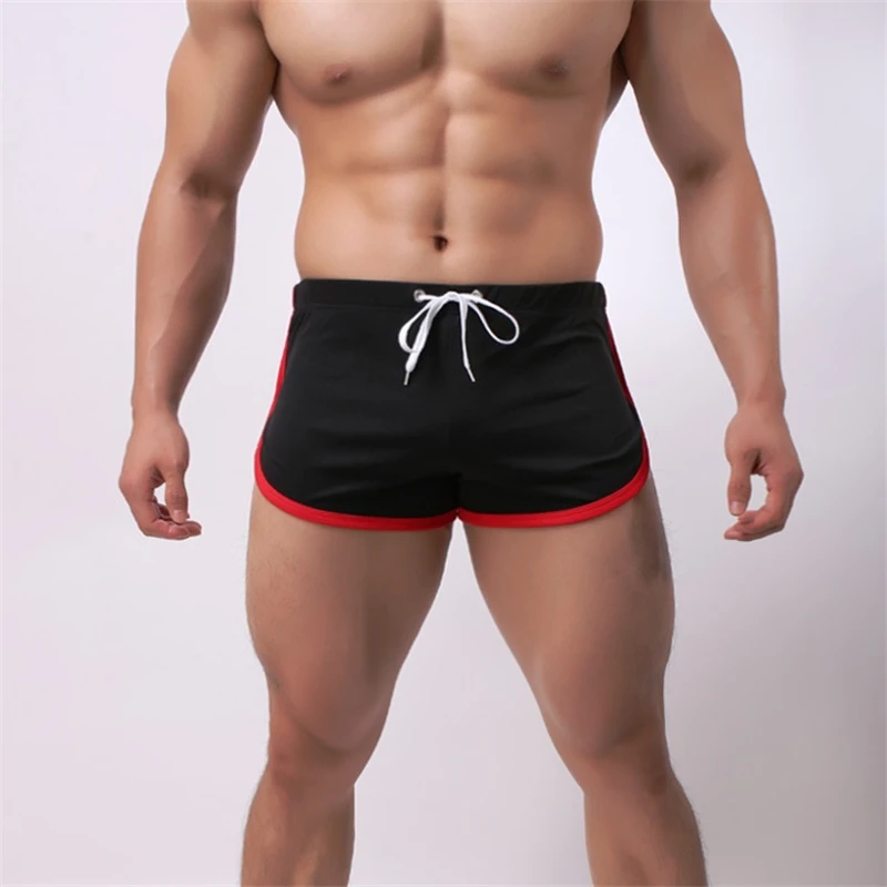 

Summer Shorts men soft home wear fitness short length bodybuilding