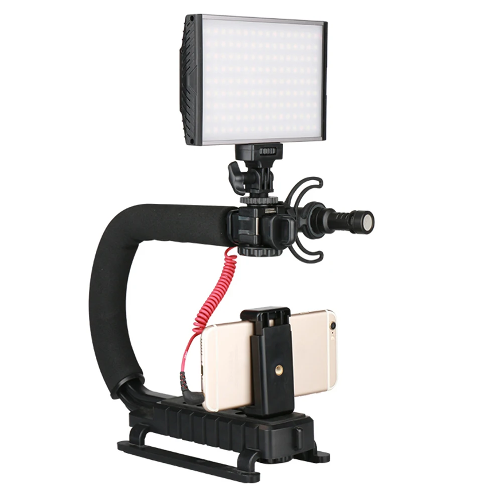 Profession 3 Shoe Cshape Handheld Phone Camera Mounts Video Stabilizer