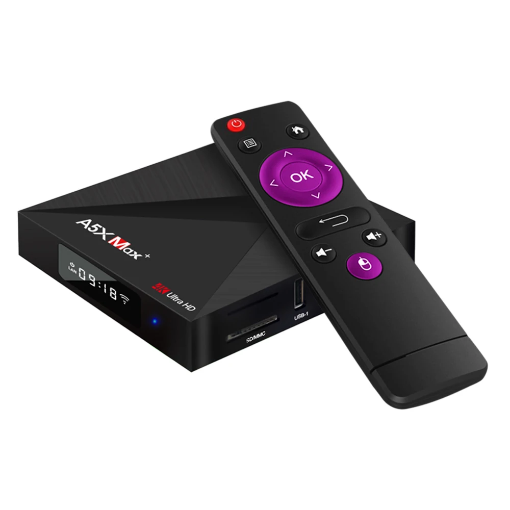 ТВ приставка A5X Max + 4 32 ГБ ядра 5G Wi Fi 7 1 Мбит/с|4k media player|smart androidmedia player |