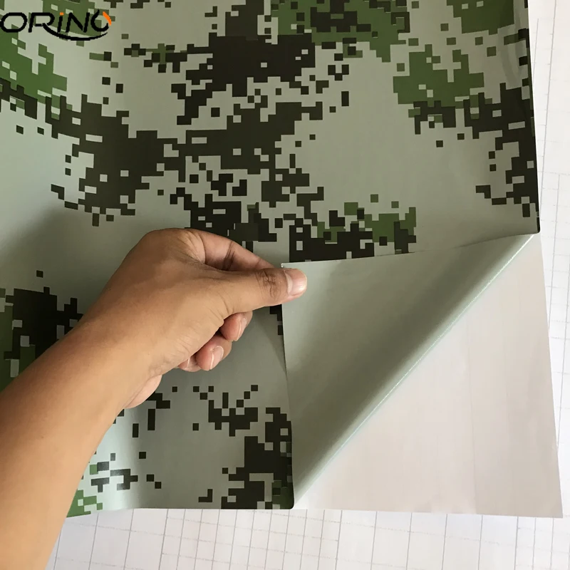 Army Green Digital Camouflage Vinyl Film Sticker-6