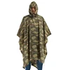 QIAN Impermeable Raincoats Women/Men Jungle Rain Poncho Backpack Camouflage Rain Coat Cycling Climbing Hiking Travel Rain Cover ► Photo 2/6