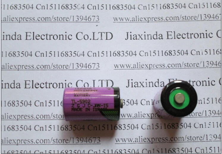 

NEW battery TADIRAN TL-5902 TL5902 1/2AA lithium battery 3.6V 5902 PLC control Li-ion batteries 5pcs/lot