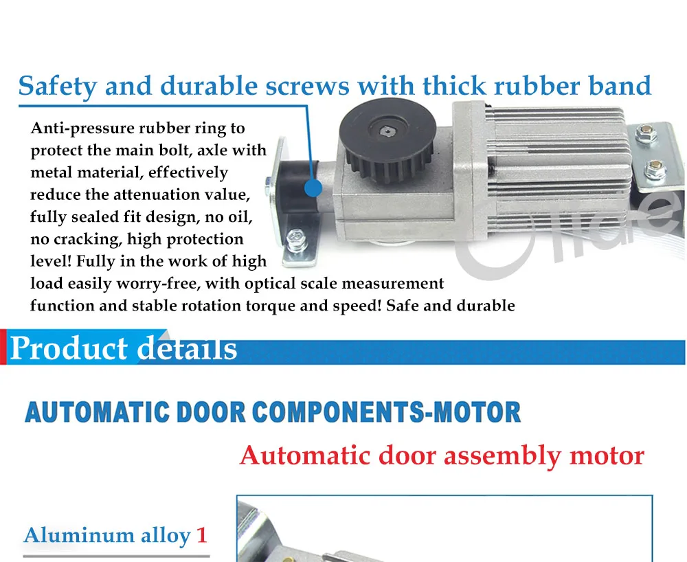 Automatic sliding door motor 4