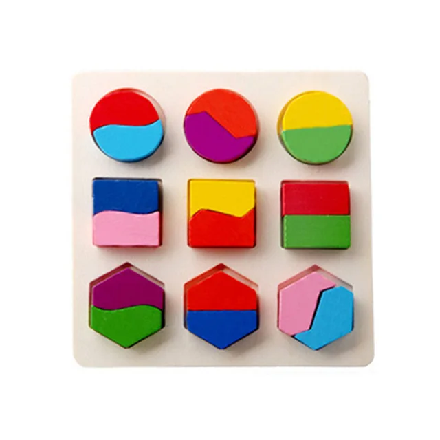 Деревянные математические игрушки-головоломки для детей, обучающая игрушка для детей дошкольного возраста, развивающая игра Монтессори для детей ясельного возраста - Цвет: Math Toys 1