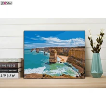 Картина по номерам рамки Раскрашивание по номерам картины Домашний декор холст живопись по номерам украшения модульные картины