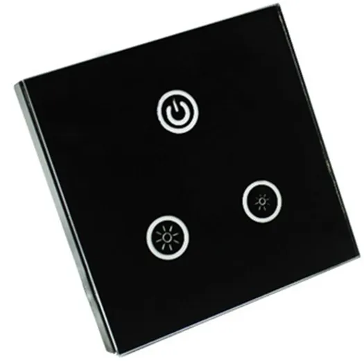 0 10V LED touch panel dimmer,AC90 240V input,voltage signal 0 10V