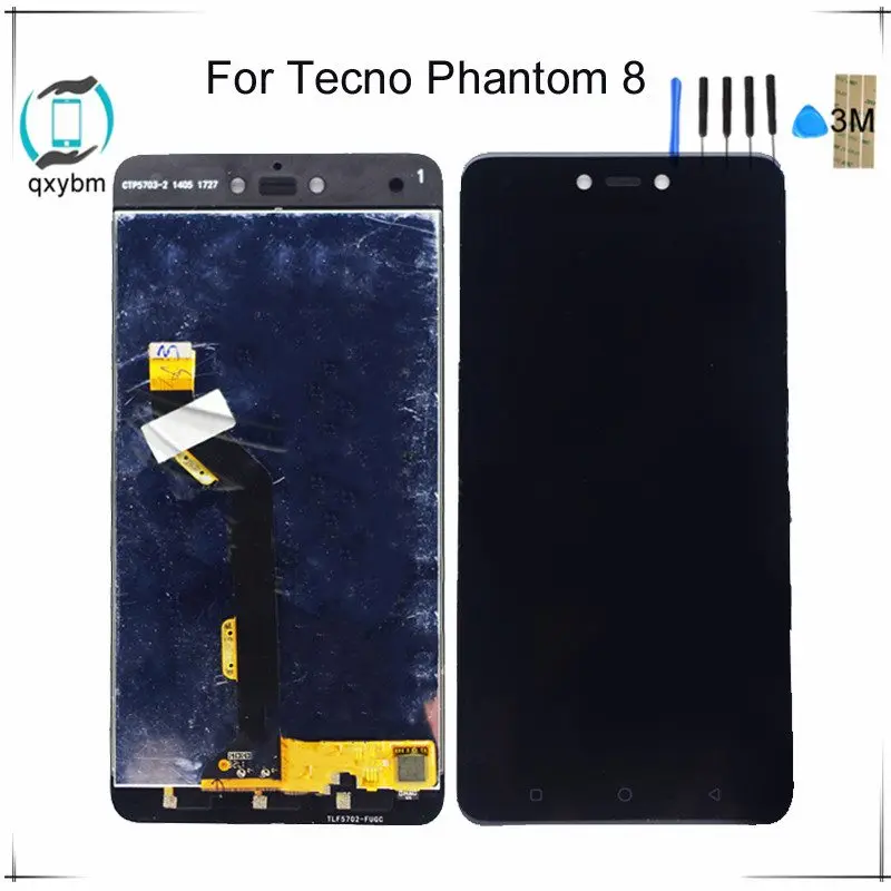 

5.7 inch For Tecno Phantom 8 LCD Display Panel With Digitizer Touch Screen Assembly For Tecno Phantom8 Screen