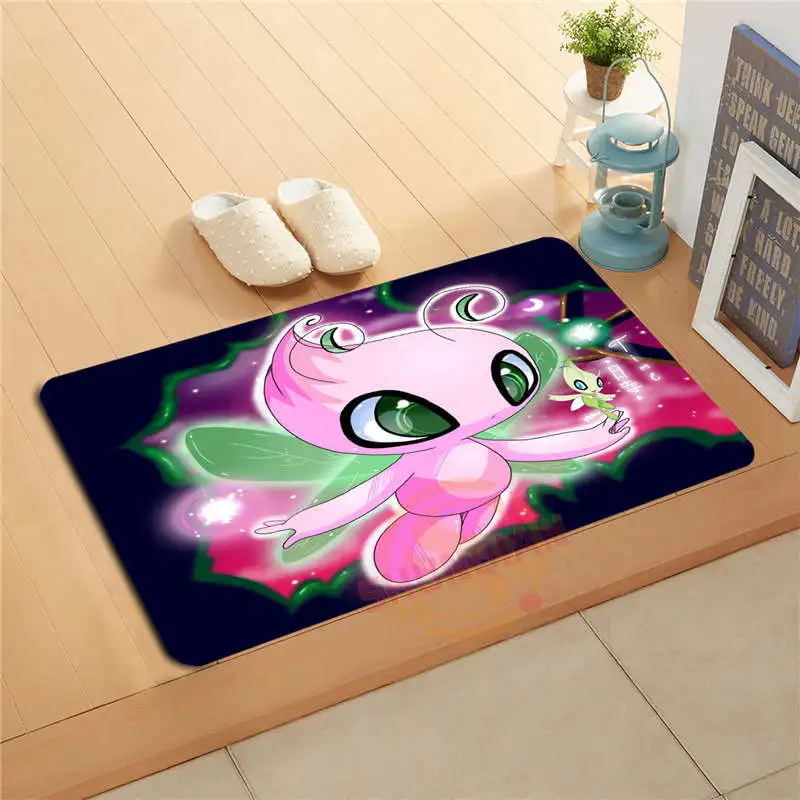 

P-#1031#WJY Custom Pokemon Pikachu &12 Doormat Home Decor Door mat Floor Mat Bath Mats foot pad P=s12