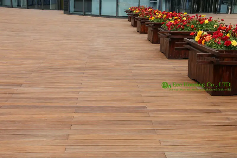 Hot Sale Bamboo floors,Outdoor bamboo decking for sale, carbonized
color outdoor strand woven bamboo decking