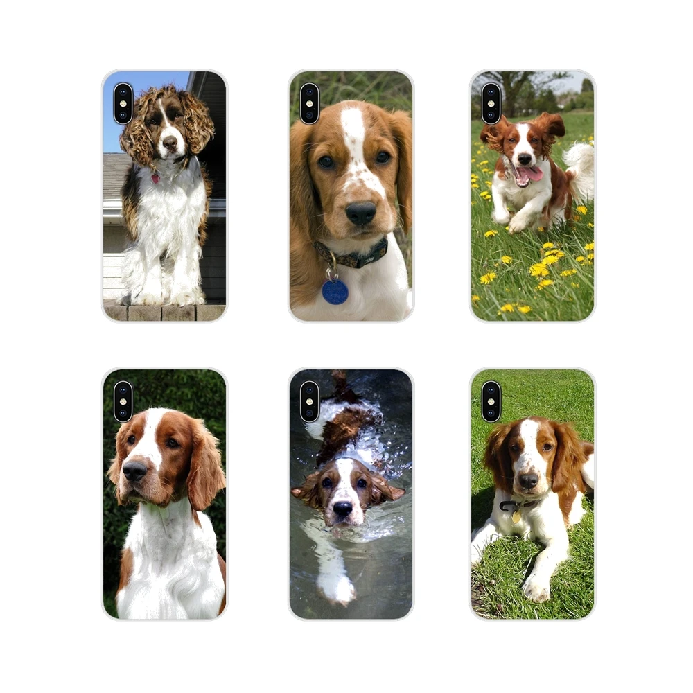 

For Samsung Galaxy A3 A5 A7 A9 A8 Star A6 Plus 2018 2015 2016 2017 Welsh Springer Spaniel dog art Accessories Phone Cases Covers