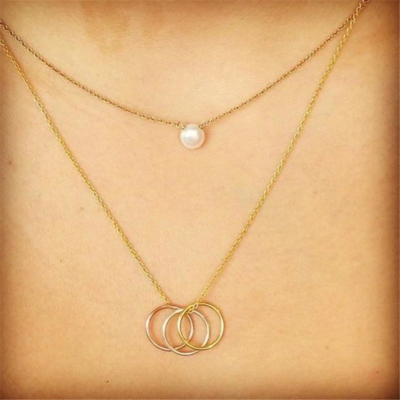 round circle necklace