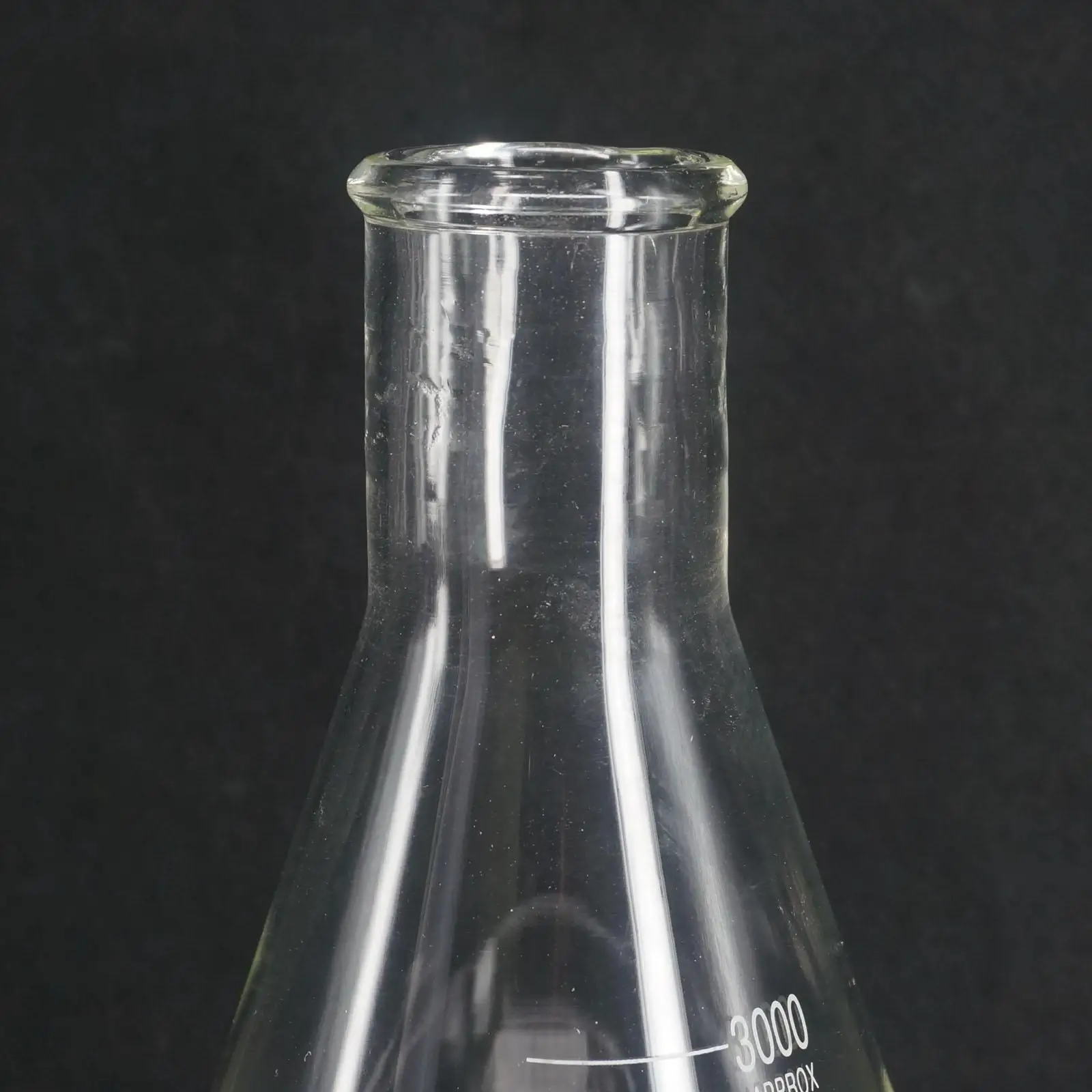 3000ML Conical Erlenmeyer Flask G3.3 Borosilicate Glass Lab Supplies