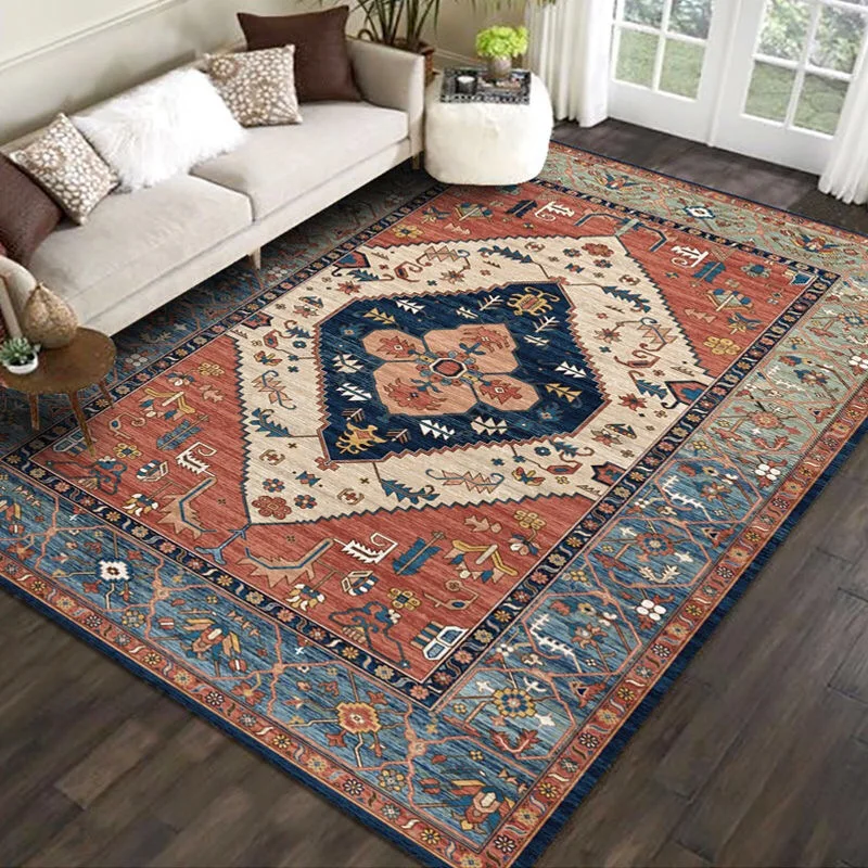 Vintage Moroccan Carpets For Living Room Home Decor Bedroom Carpet Large Sofa Coffee Table Rug Indian Style Study Room Floor Mat