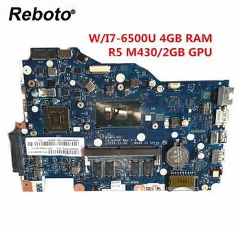 

Reboto For Lenovo 110-15ISK Laptop Motherboard W/I7-6500U CPU 4GB RAM R5 430/2GB GPU LA-D562P 5B20M81651 MB 100% Tested