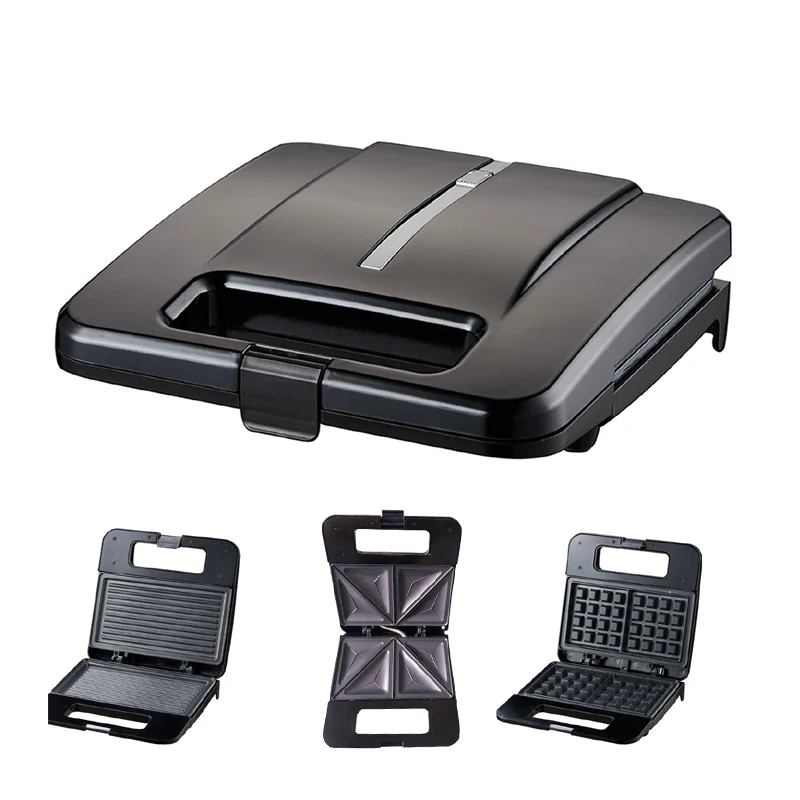 

Multifunctional Electric Mini Sandwich Makers grilling Panini plate Waffle toaster breakfast machine barbecue oven EU plug