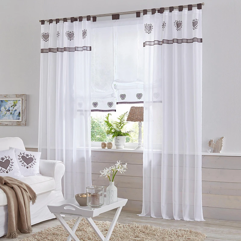 

Translucidus Valance Window Treatment Voile Curtain Window Panel Sheer Curtain Drape Valance Tulle Sheer Curtain for Living Room