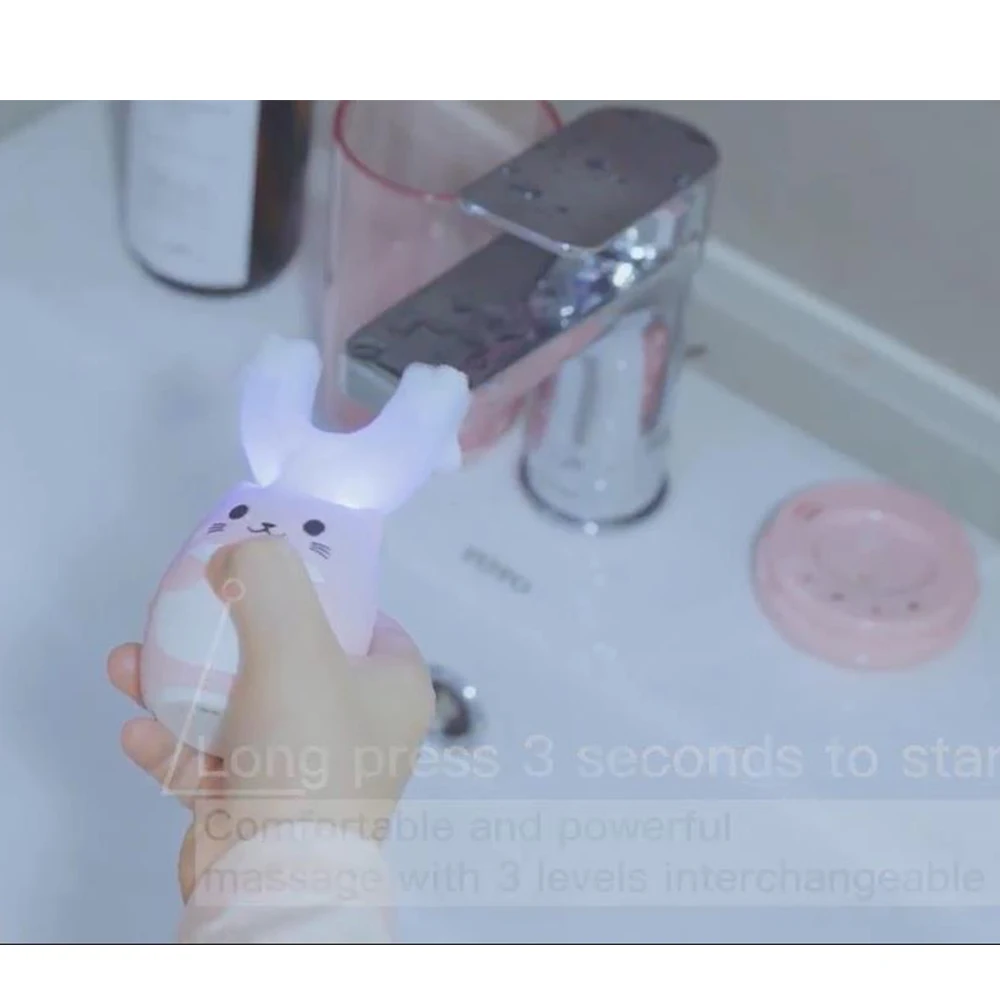 New Kids Sonic 360 Degree Automatic Electric Toothbrush Rechargeable Cartoon Cute Animal Child Ultrasonic Toothbrush Electric New Kids Sonic 360 Degree Automatic Electric Toothbrush Rechargeable Cartoon Cute Animal Child Ultrasonic Toothbrush Electric